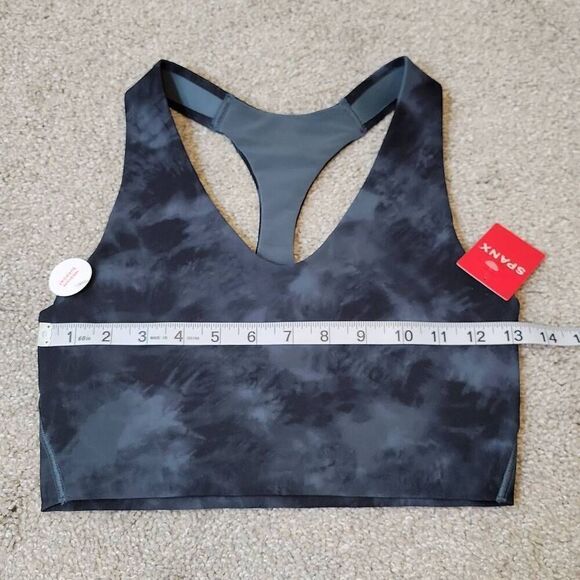 Spanx Printed Longline Medium Impact Sports Bra Size XS - Picture 7 of 8